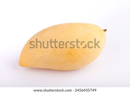 ripe mango on white backgroud Royalty-Free Stock Photo #2456435749