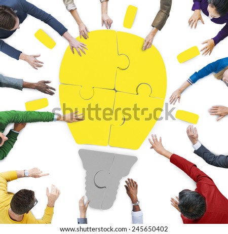 Diversity Casual People Brainstorming Ideas Sharing Support Concept Royalty-Free Stock Photo #245650402