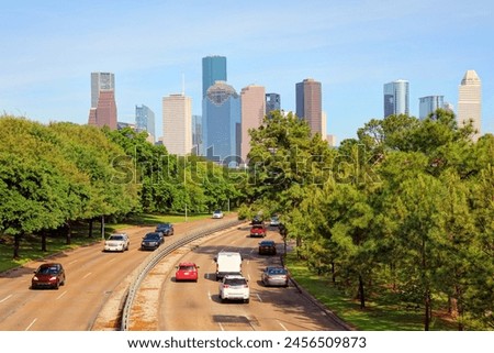 Houston Majesty: Breathtaking 4K image of Texas' Most Populous City and Fourth-Most Populous City in the USA