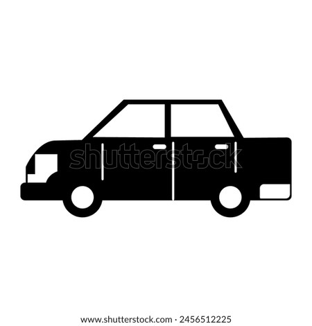 Transportation vector silhouette , clip art, and symbol. Shilhouette of  transportation concept and simple design