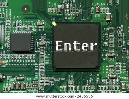 Enter sign on motherboard