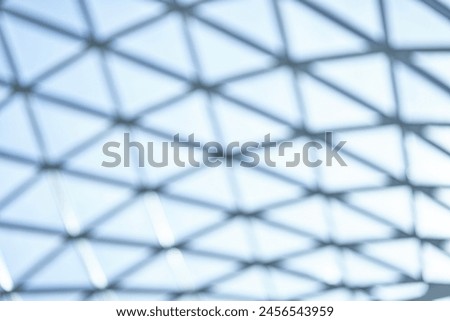 Geometric pattern with a line, large holes in the grid. Geometric motif for the title, poster, background. With space to copy. High quality photo