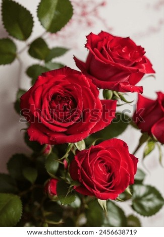 Very Beautiful Red Rose Bouquet 1