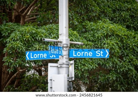 Street Sign in Auckland - New Zealand