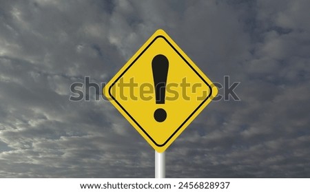 Hurricane Idalia warning sign against a powerful stormy background with copy space. Dirty and angled sign with cyclonic winds add to the drama.hurricane season sign on cloudy background Royalty-Free Stock Photo #2456828937