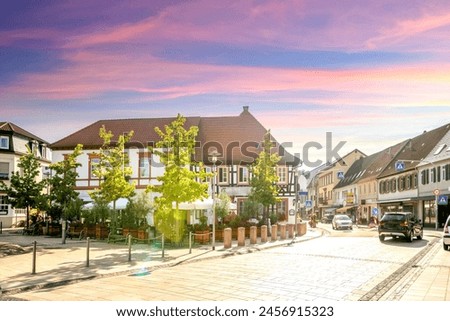 Old city of Bad Bergzabern, Germany 