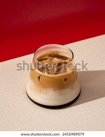 coffee concoction containing milk and palm sugar Royalty-Free Stock Photo #2456989079