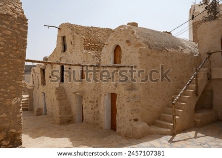Historical restored Ksar Hedada well known as a filming location for Star Wars Royalty-Free Stock Photo #2457107381