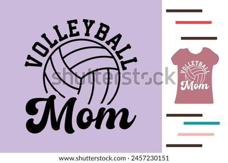volleyball mom t shirt design 