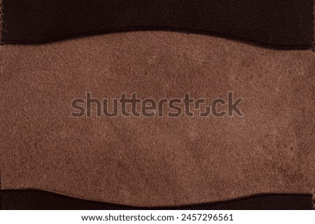 Texture of natural brown leather for products.