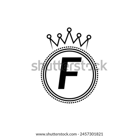 illustration vector graphic design. minimalist logo combination pictogram and monogram logo letter F