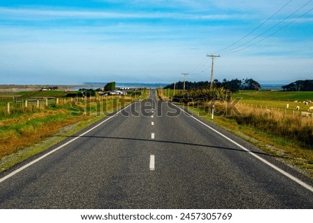 Southern Scenic Route - Southland - New Zealand Royalty-Free Stock Photo #2457305769
