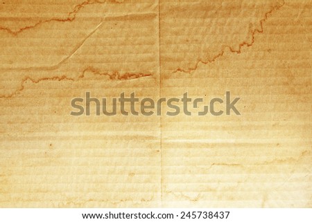 Grungy brown stained paper background