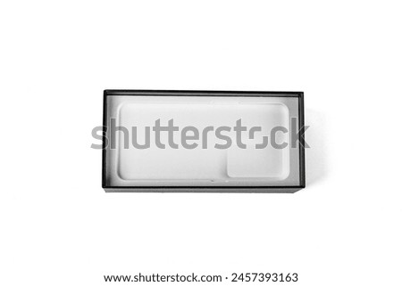 cellphone box packaging mock ups in high resolution image and isolated in white with blurry ends