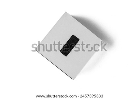 watch box packaging or mockups in high resolution images and isolated in white with blurry ends 