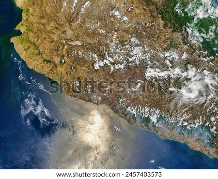 Fires in southern Mexico. Fires in southern Mexico. Elements of this image furnished by NASA.