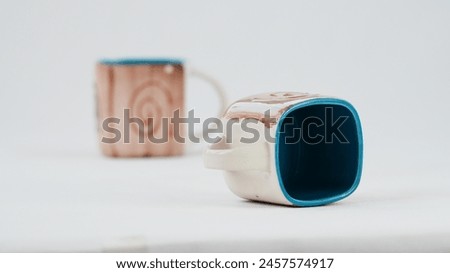 Close up picture of cup of tea . Cup photography. Stock photography.