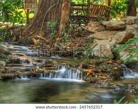 Beautiful pictures of waterfalls and cool flowing streams.