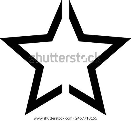 Star icon symbol vector image illustration