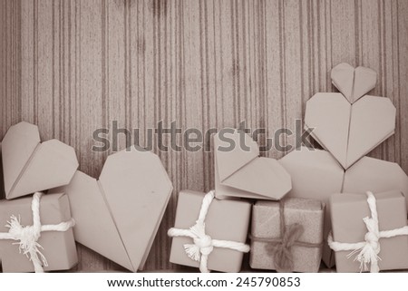 Still life photography of hearts
