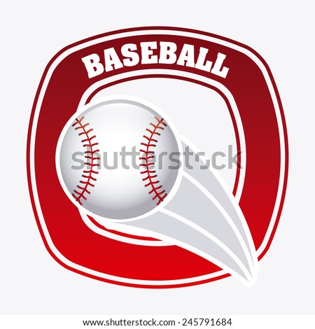 baseball icon design, vector illustration eps10 graphic