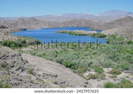 Lake Mohave in Arizona, USA Royalty-Free Stock Photo #2457957625