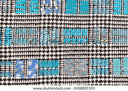 

Abstract gray-blue textile bright background texture.