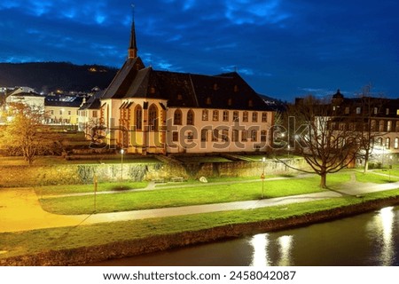                     Night impressions of Bernkastel-Kues in Rheinland-Pfalz             Royalty-Free Stock Photo #2458042087