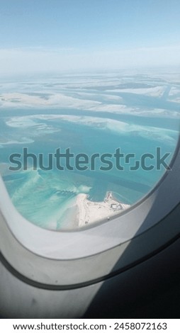 Picture from plane Abu Dhabi