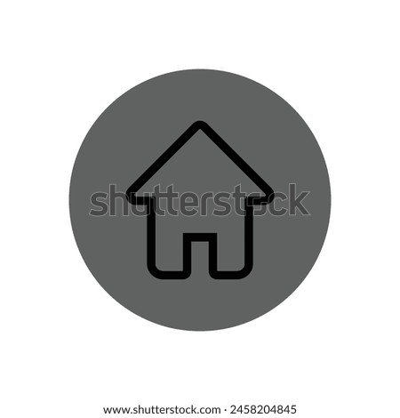 Home icon design in illustrator