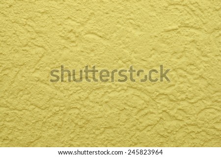 Yellow painted wall texture background 
