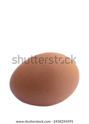 brown color egg isolated on white background,egg, egg photo, easter , Free space 