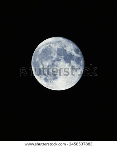 I captured this when the last blue moon took place in the night sky. The details are stunning and the color is beautiful. This is one of my favorite full moon photos.
