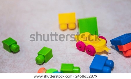 Colorful Toy Blocks for Creative Play.