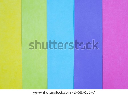 Colorful paper striped composition background