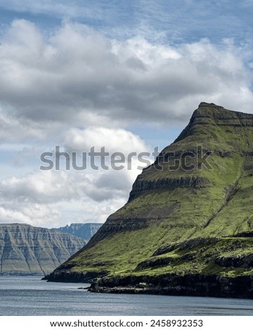 Elduvík Scenic Viewpoint, Faroe Islands Royalty-Free Stock Photo #2458932353