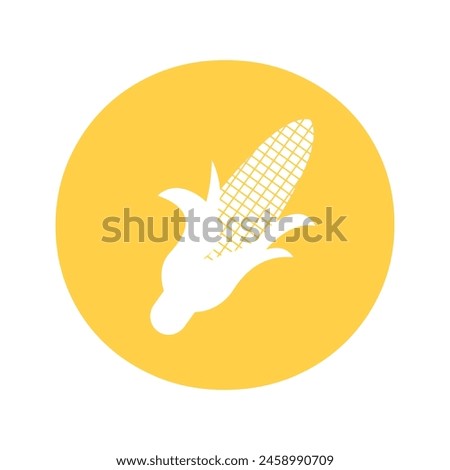 Corncob Logo combine with letter O vector template Royalty-Free Stock Photo #2458990709