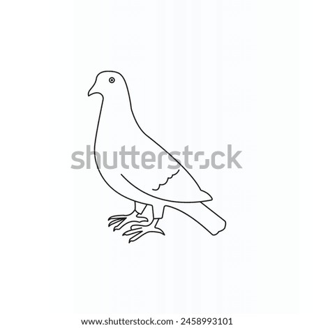 Peace dove bird boho hand drawn style white background vector illustration design
