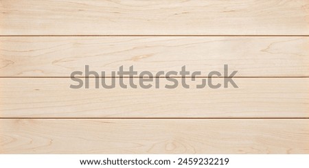 Maple wood plank long desktop background. Maple wood texture background. Empty maple tabletop. wood texture background.