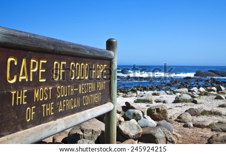 South Africa, Cape town, the Cape of Good Hope Royalty-Free Stock Photo #245924215