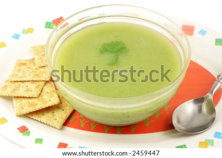 delicious and healthyvegetarian cream of broccoli soup