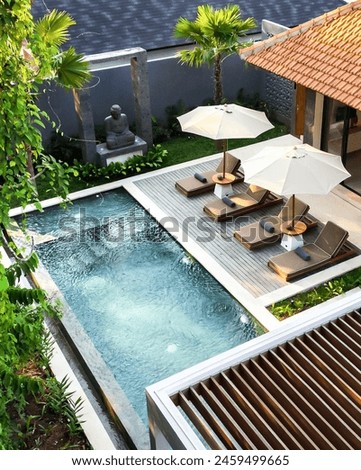 beautiful inn or villa from bali, Indonesia June 1, 2023