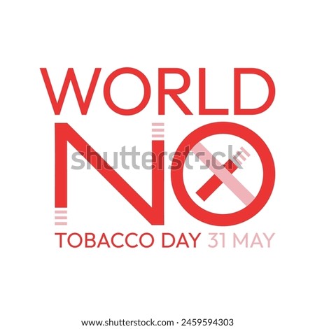 Tobacco day, world no tobacco day
design templates, plain text art