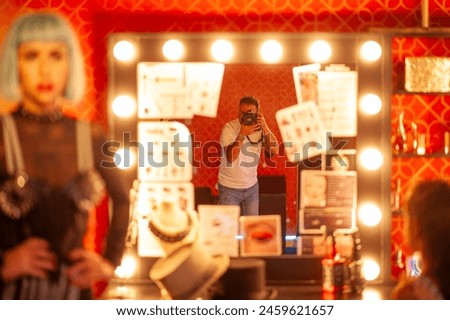on backstage and stage photography