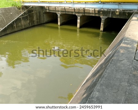 waste water drainage channels and bridges