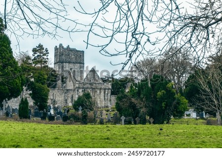 Muckross abbey friary in Killarney Ireland Royalty-Free Stock Photo #2459720177