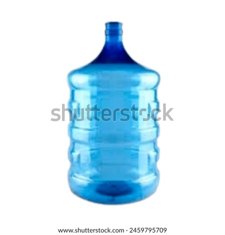 a gallon of blue water