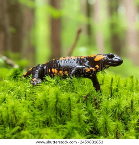 Salamanders bask in the green canopy