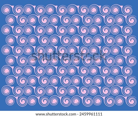 Swirl twisted effect pattern layout background vintage textile print art paper wallpaper clip art editable