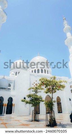 Wonderfull Syekh Zayed Mosque in Solo Royalty-Free Stock Photo #2460070105